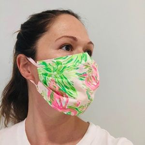 Lilly Pulitzer fabric reversible face mask